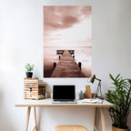 ECHOES OF STILLNESS Peel and Stick Vertical Poster