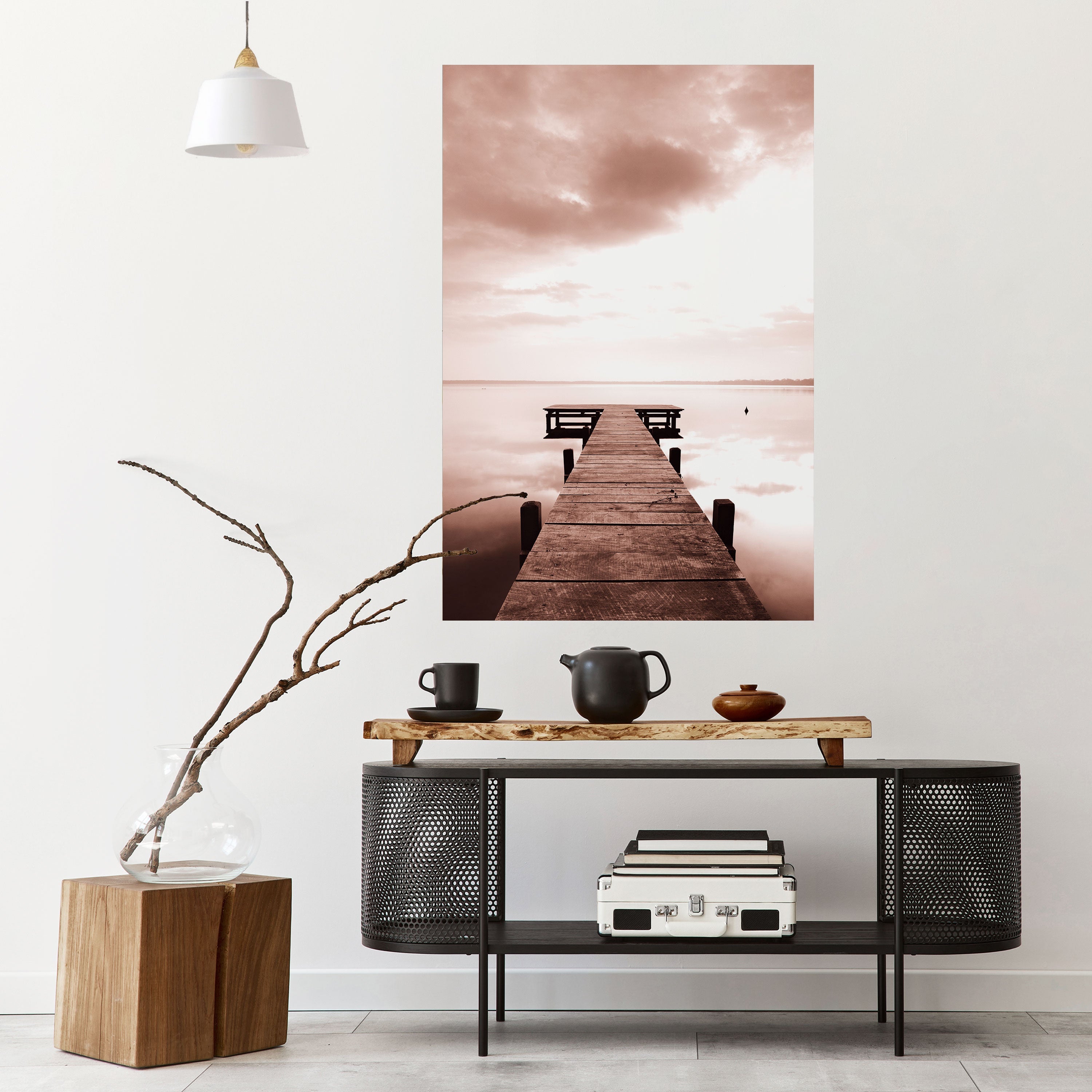 ECHOES OF STILLNESS Poster Vertical Autocolante