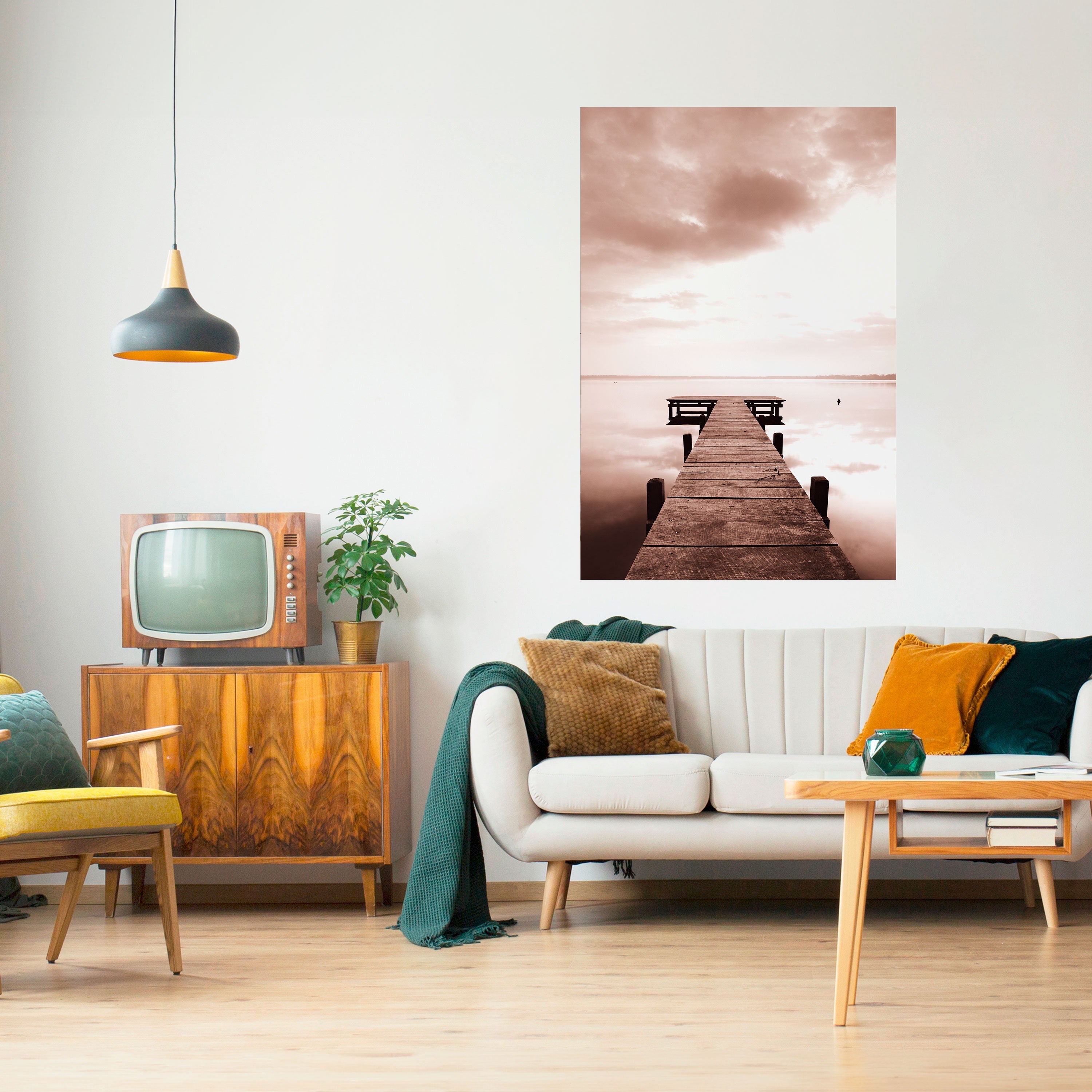 ECHOES OF STILLNESS Poster Vertical Autocolante