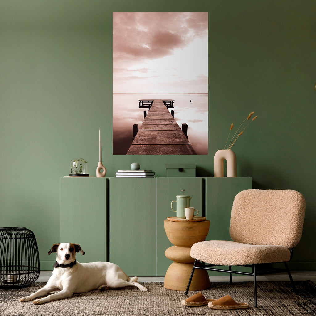 ECHOES OF STILLNESS Peel and Stick Vertical Poster