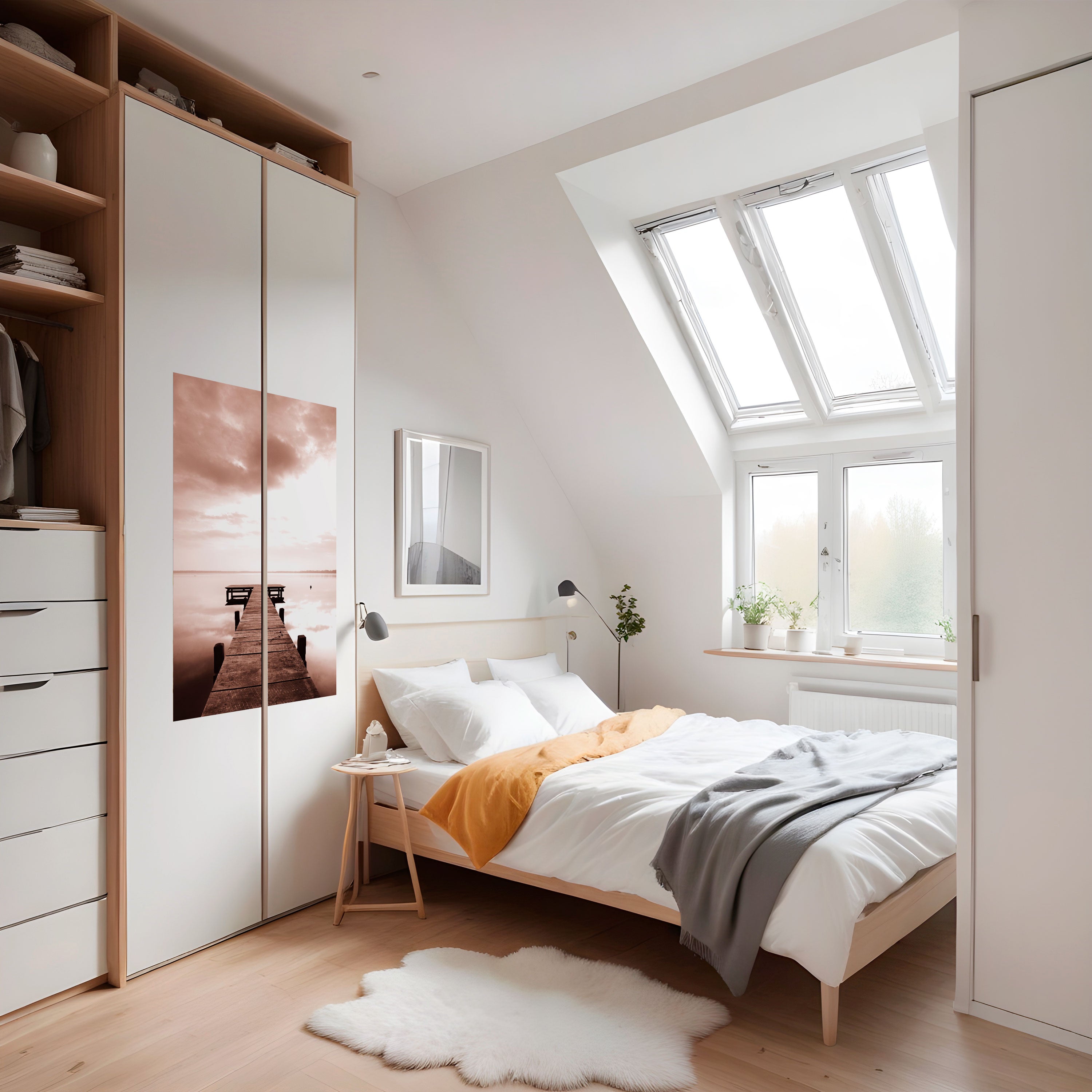 ECHOES OF STILLNESS Peel and Stick Vertical Poster