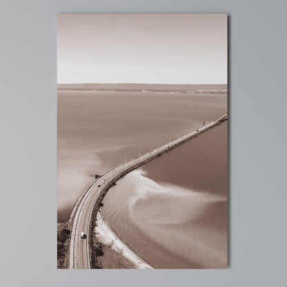 HORIZON BOUND JOURNEY Quadro em tela vertical