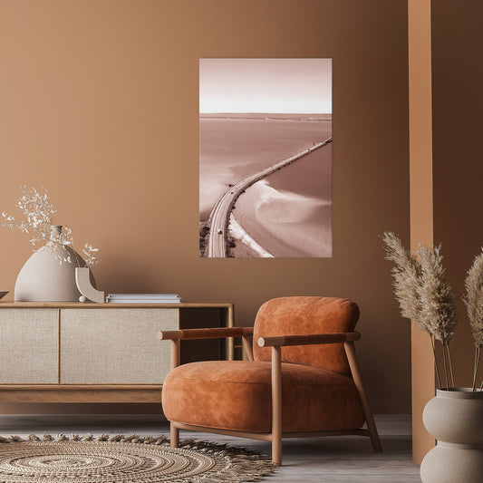 HORIZON BOUND JOURNEY Vertical Canvas Print