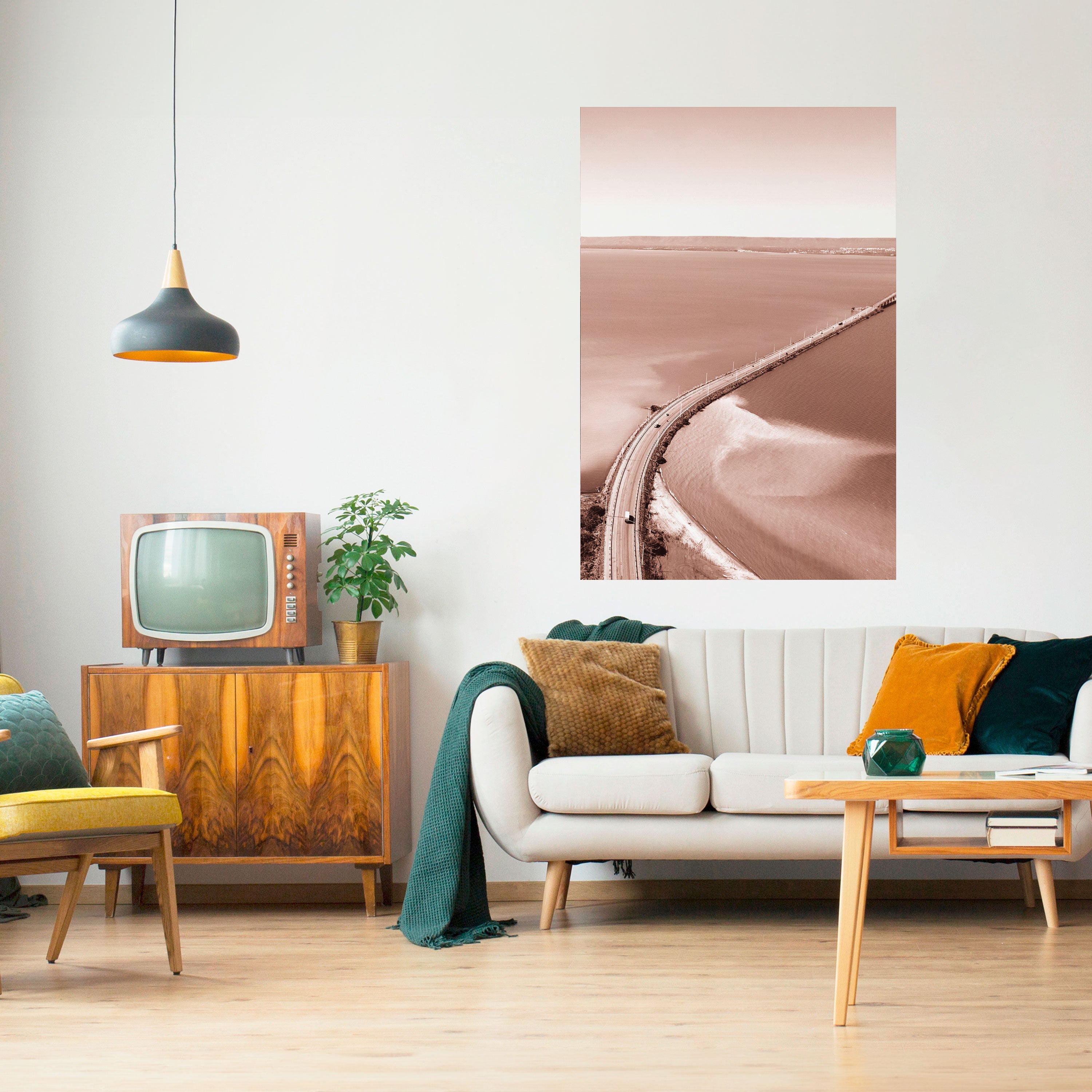 HORIZON BOUND JOURNEY Poster Vertical Autocolante