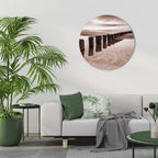 SERENE SHORELINE SEQUENCE Quadro Redondo Decorativo