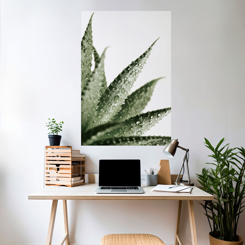 DEWDROP SYMPHONY Peel and Stick Vertical Poster