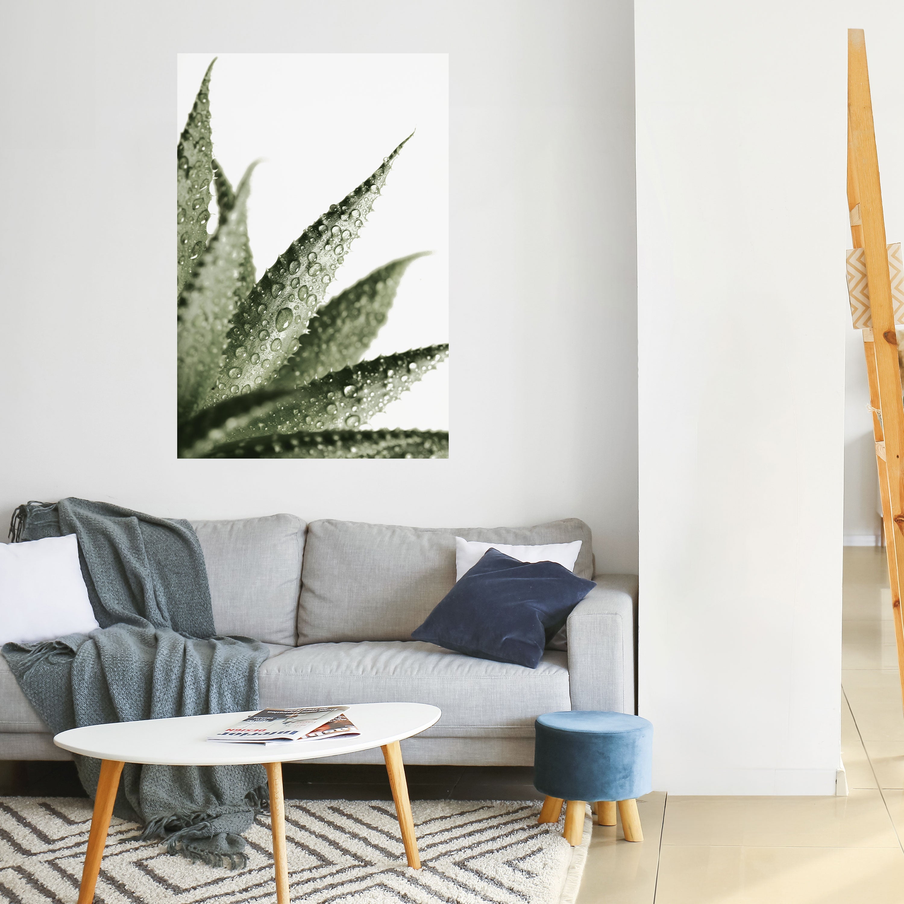 DEWDROP SYMPHONY Peel and Stick Vertical Poster