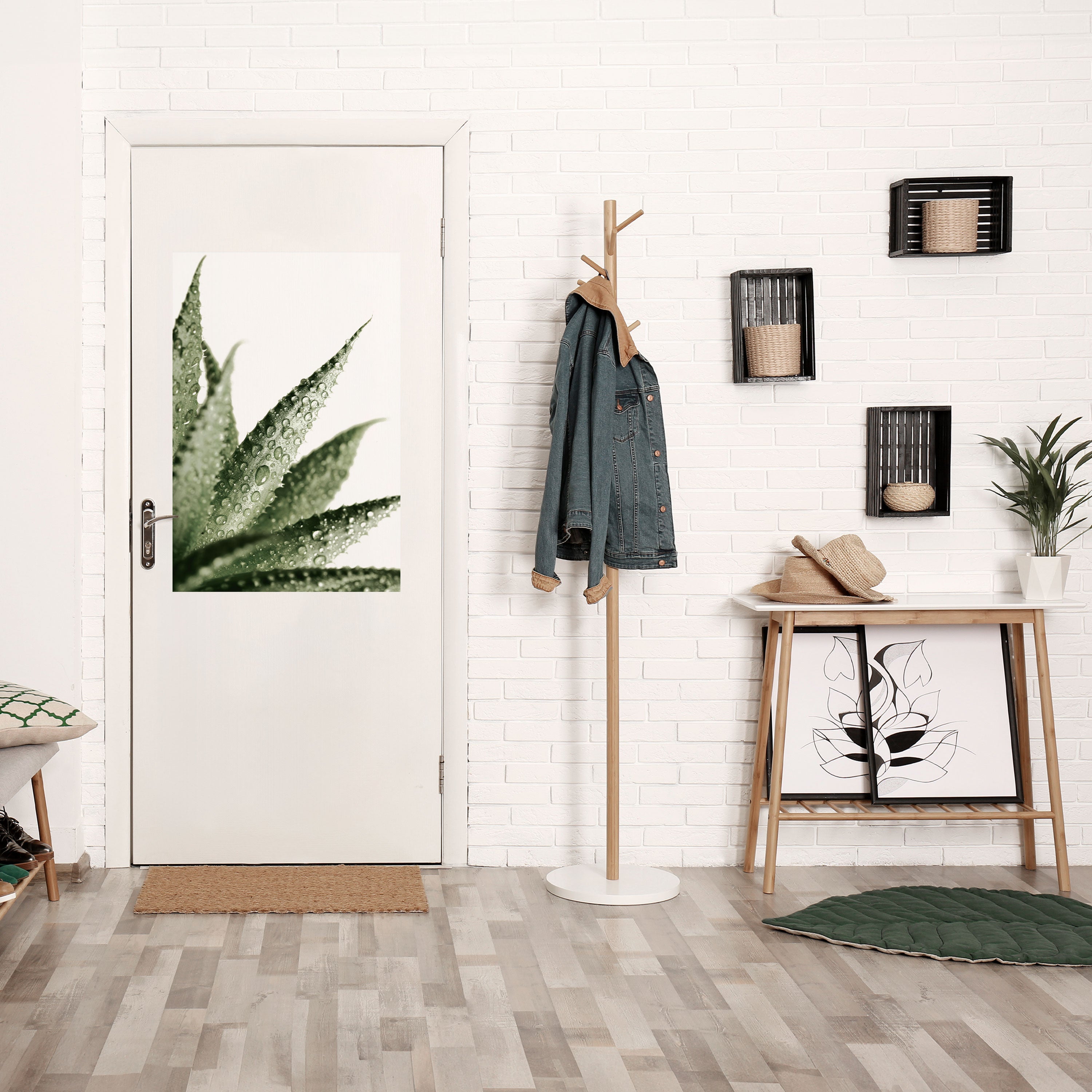 DEWDROP SYMPHONY Peel and Stick Vertical Poster