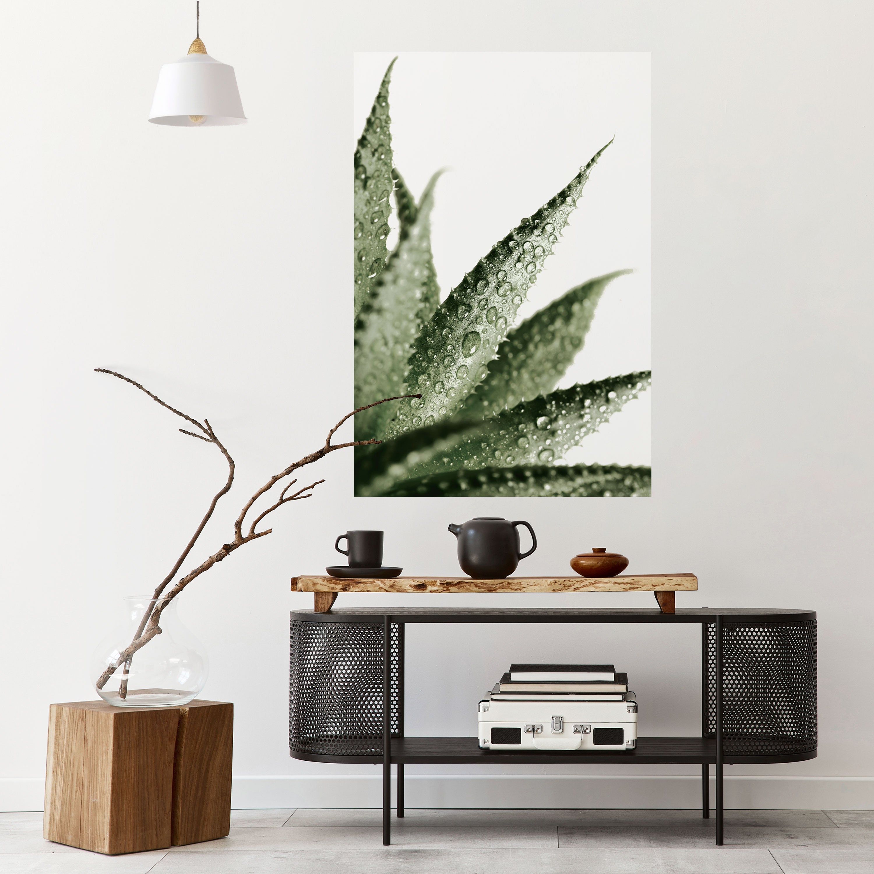 DEWDROP SYMPHONY Peel and Stick Vertical Poster