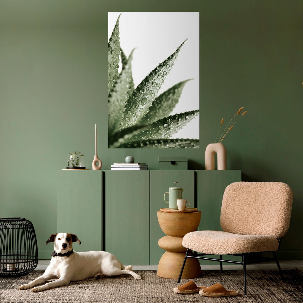 DEWDROP SYMPHONY Peel and Stick Vertical Poster