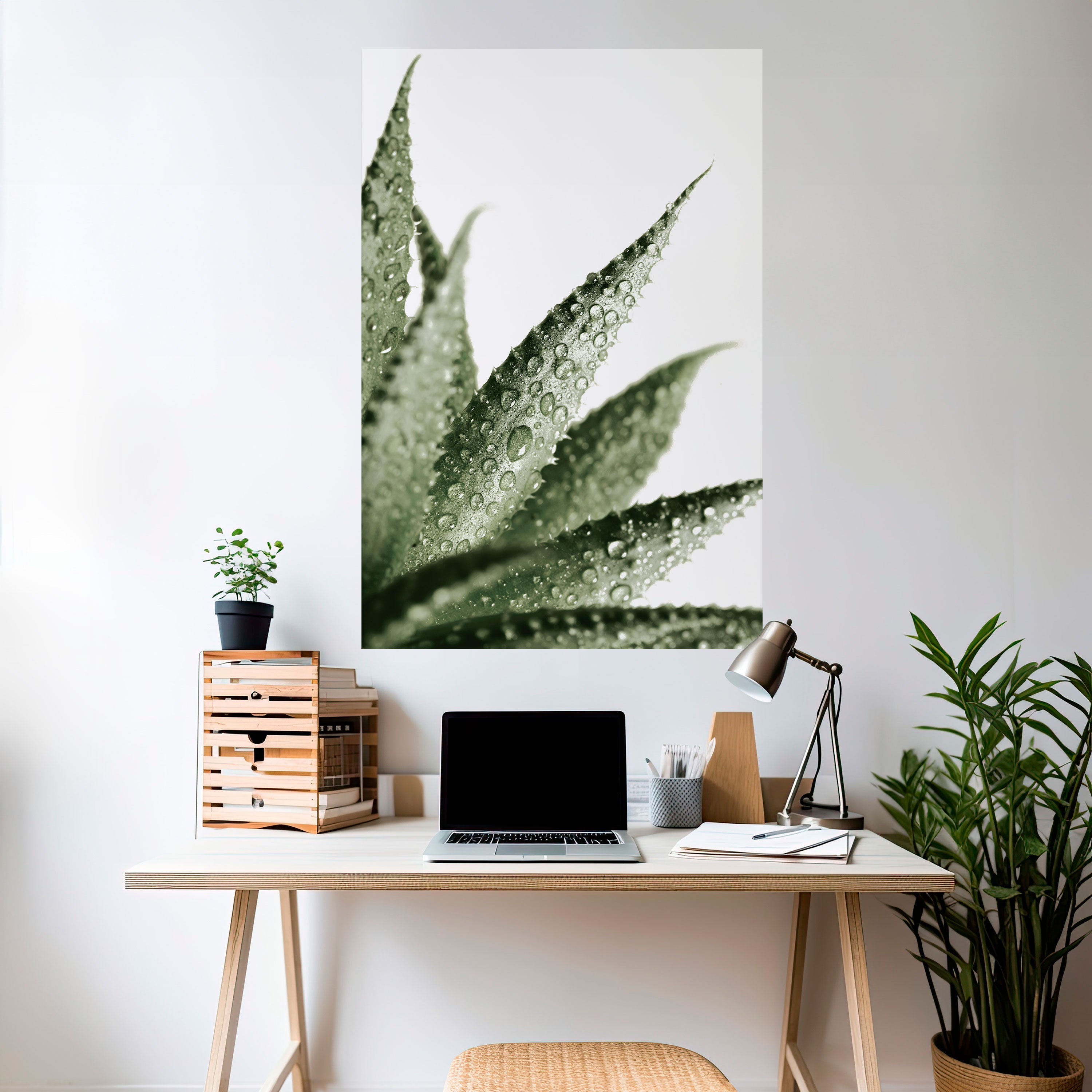 DEWDROP SYMPHONY Peel and Stick Vertical Poster