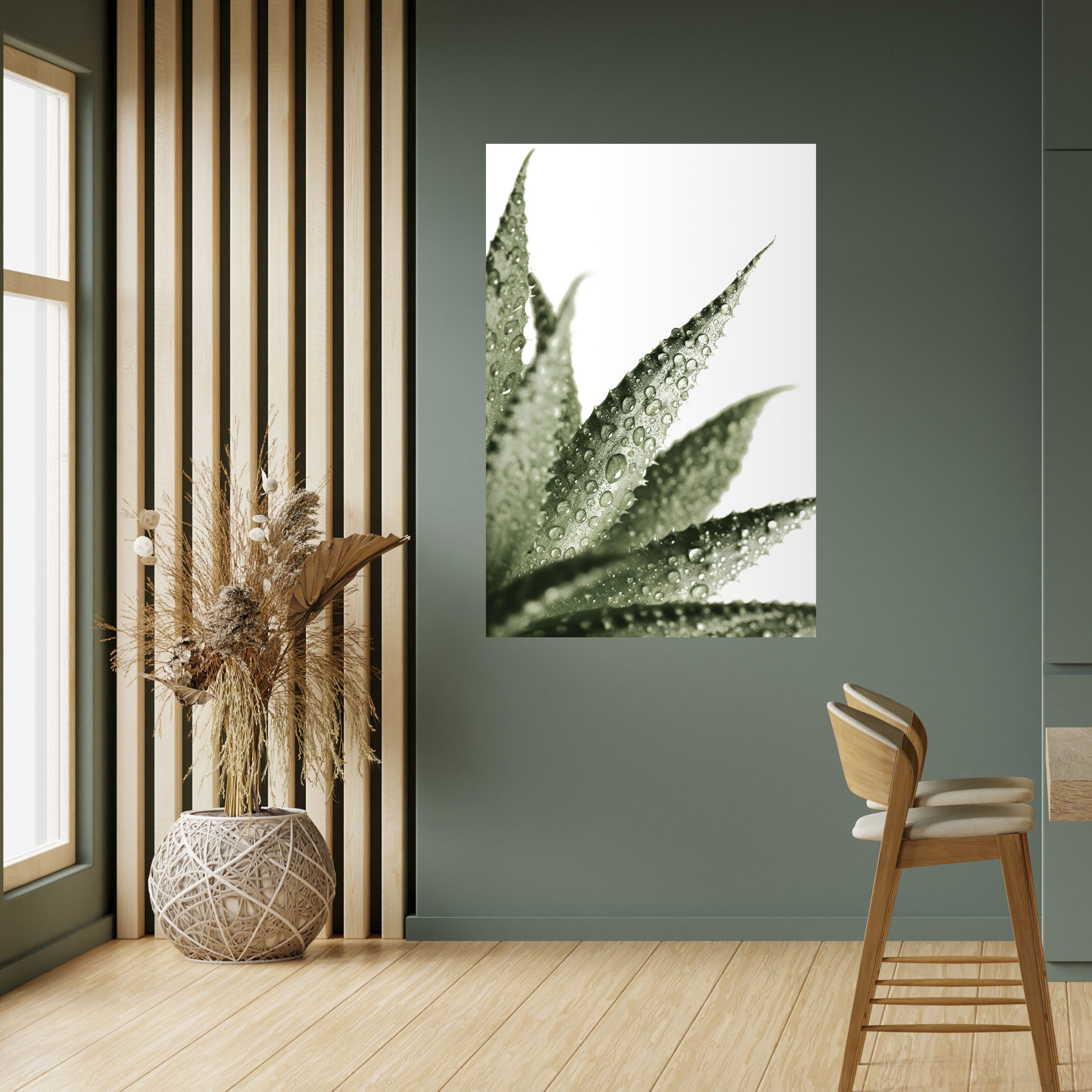 DEWDROP SYMPHONY Peel and Stick Vertical Poster