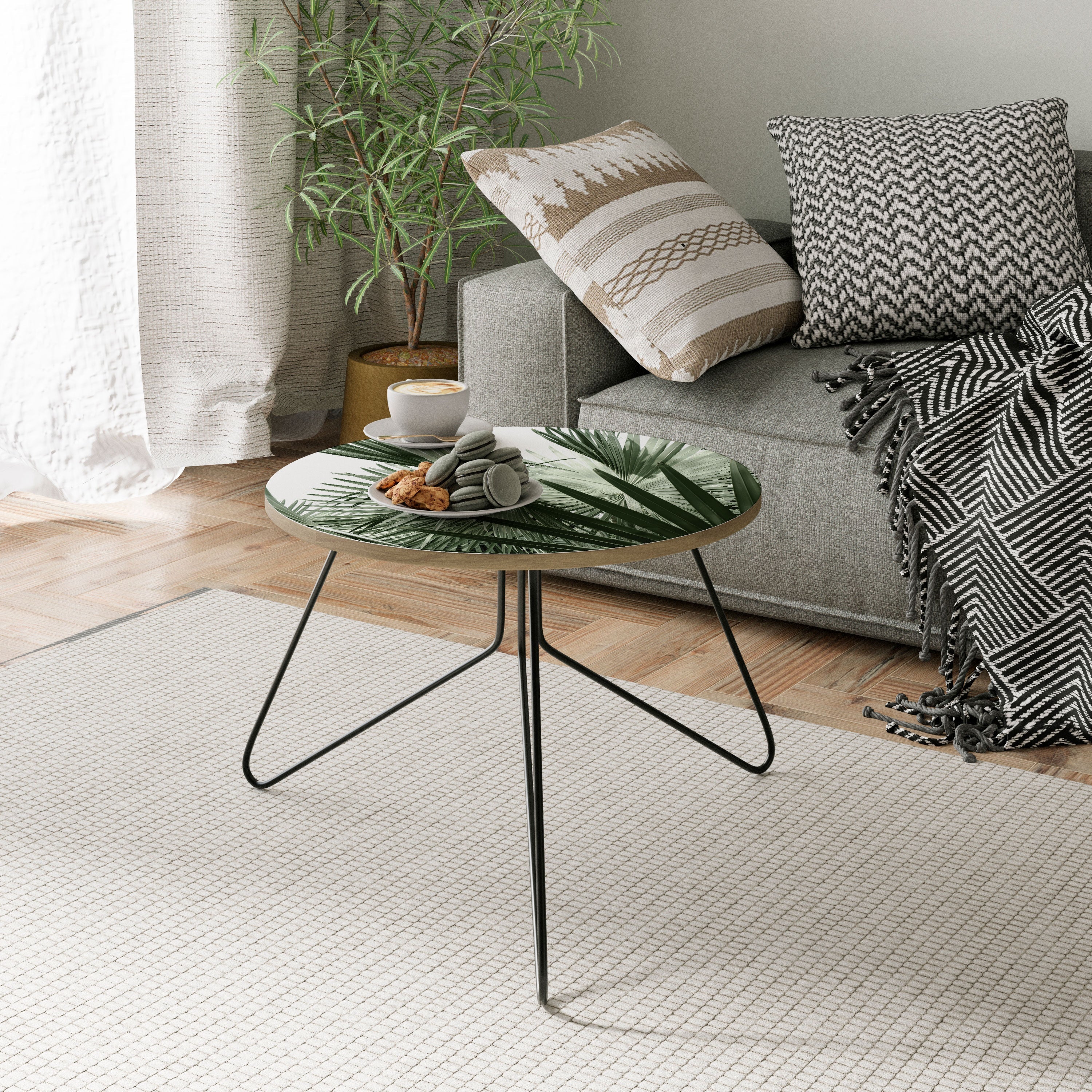 PALM PARADISE DANCE Mesa de Centro 60