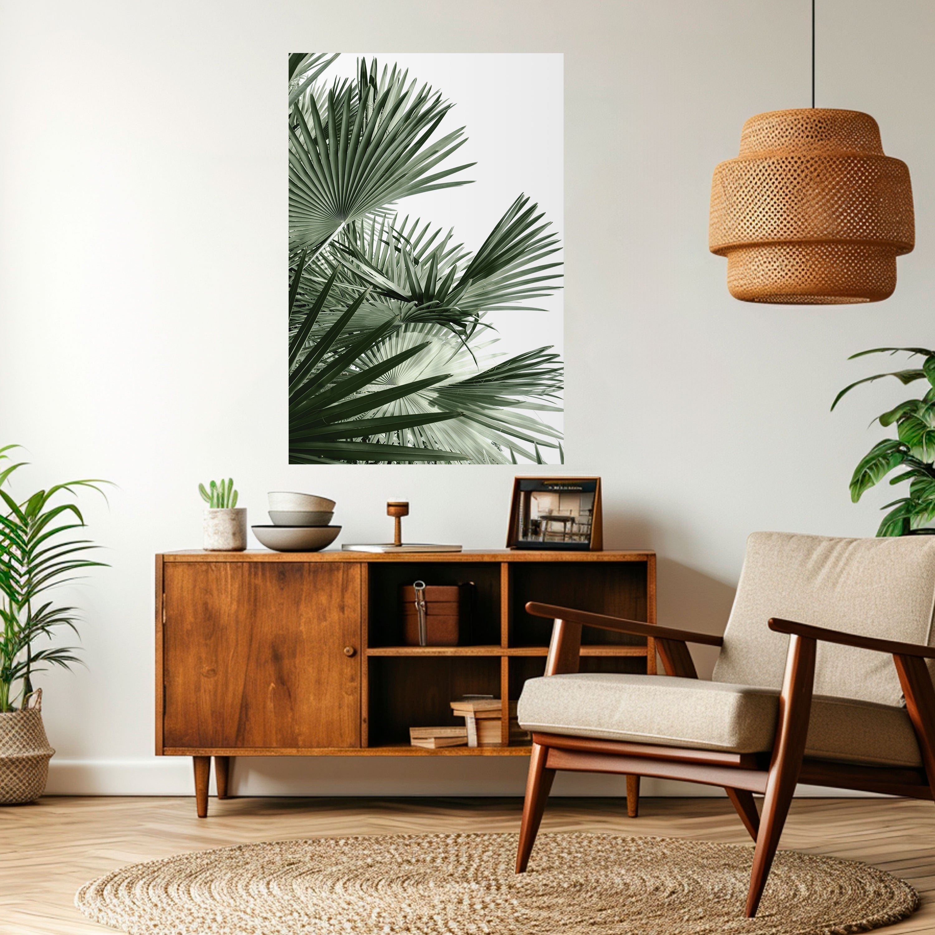 PALM PARADISE DANCE Peel and Stick Vertical Poster