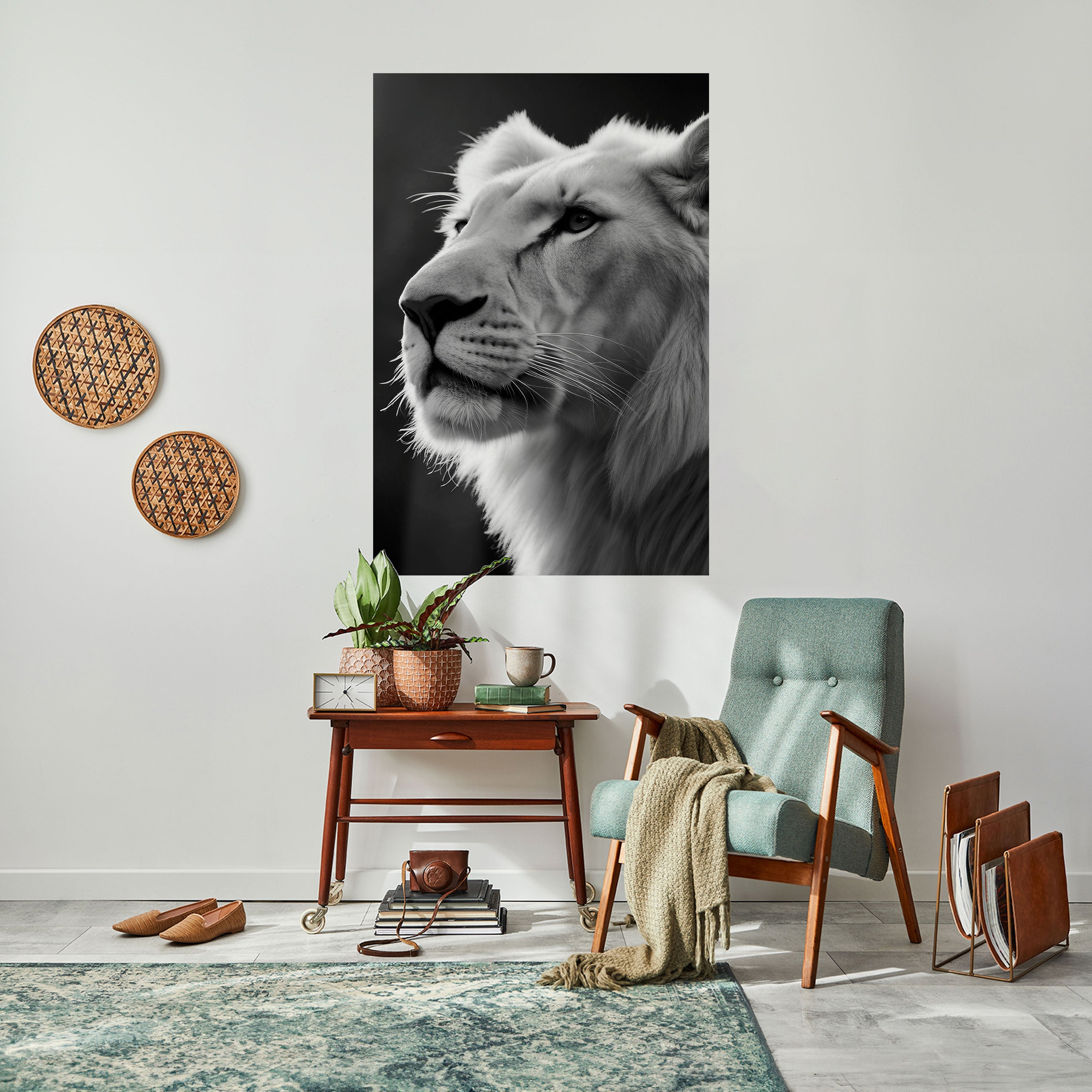 WHISPERS OF MAJESTY Peel and Stick Vertical Poster