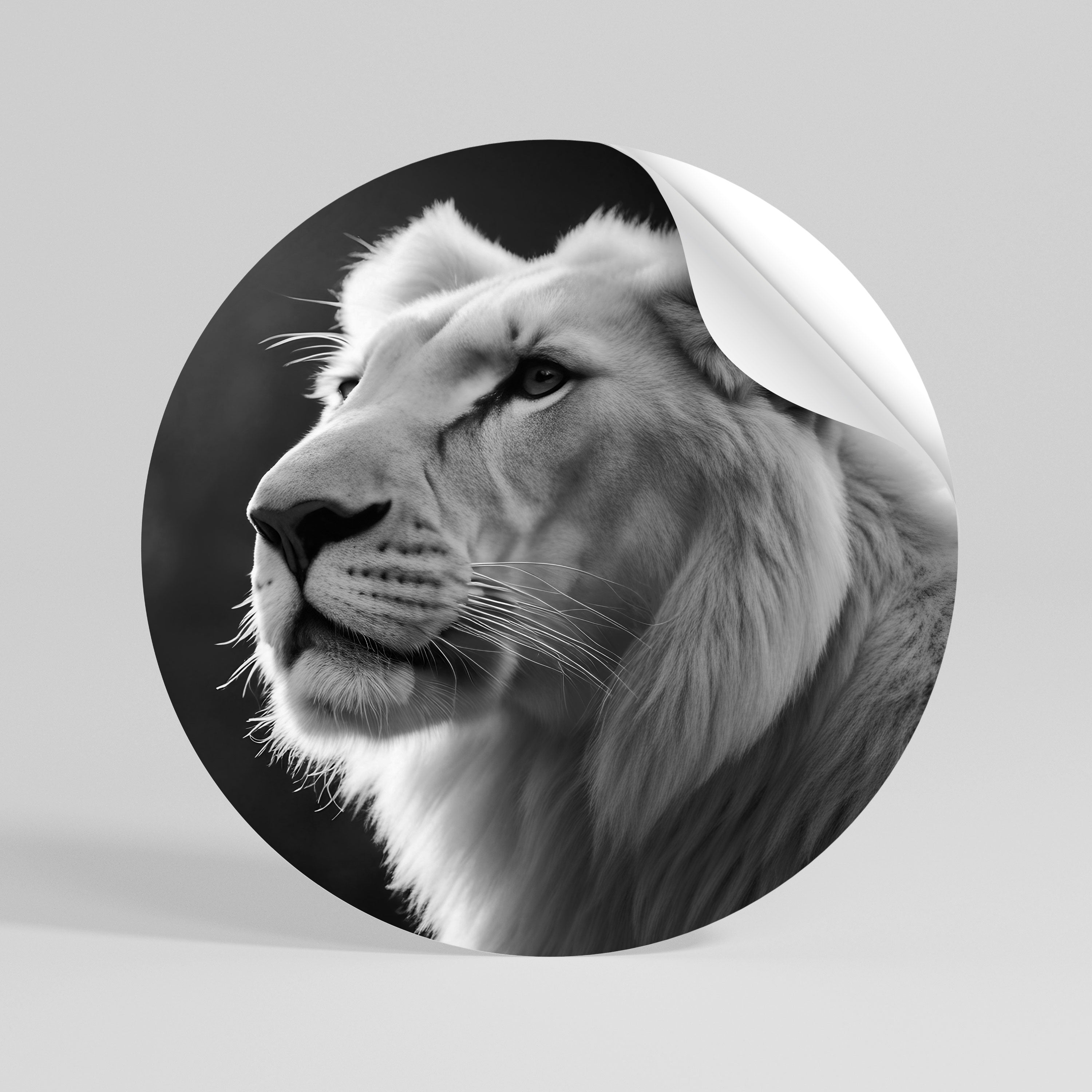 WHISPERS OF MAJESTY - Autocolante Redondo Removível