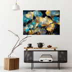 GLIMMERING GINKGO DREAMS Peel and Stick Horizontal Poster