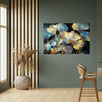 GLIMMERING GINKGO DREAMS Peel and Stick Horizontal Poster