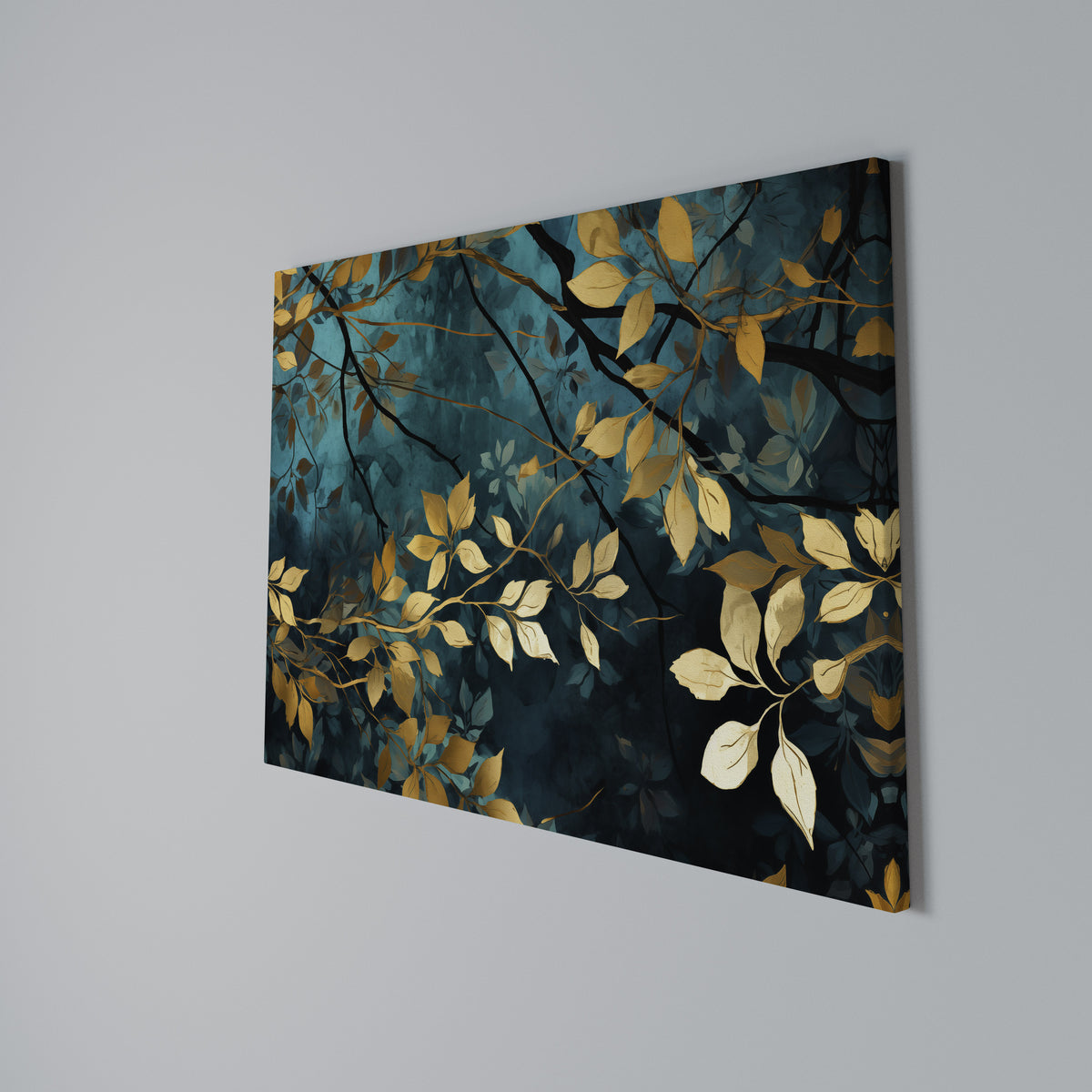LUSH TURQUOISE Horizontal Canvas Print