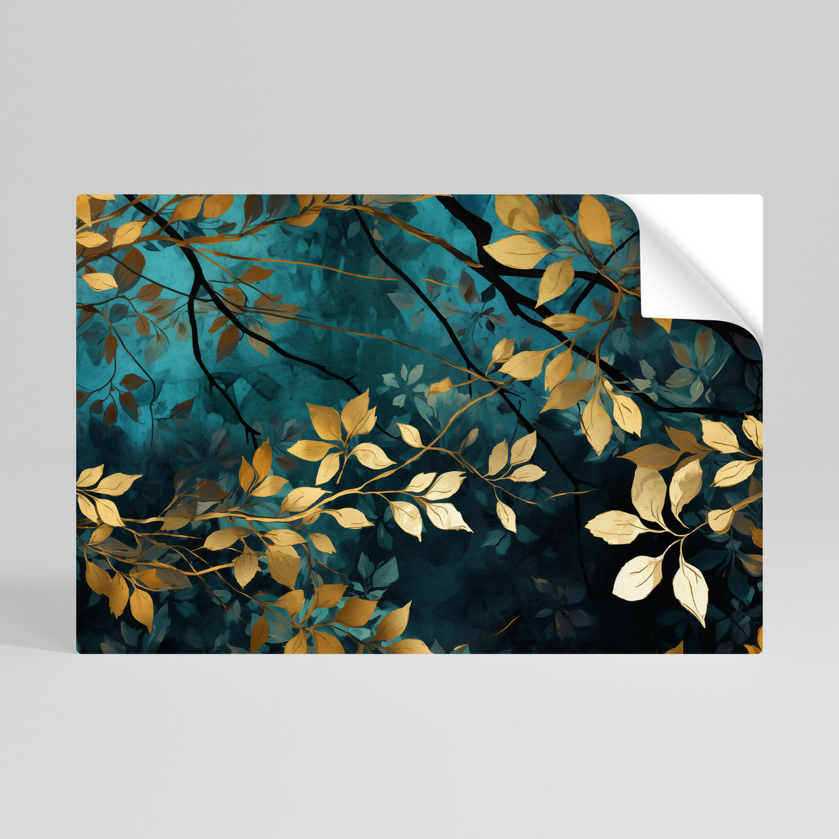 LUSH TURQUOISE Póster Autocolante Horizontal