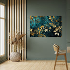LUSH TURQUOISE Peel and Stick Horizontal Poster