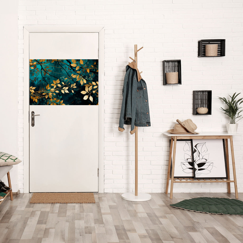 LUSH TURQUOISE Peel and Stick Horizontal Poster