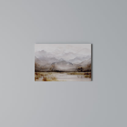 MISTY HORIZONS UNVEILED Horizontal Canvas Print