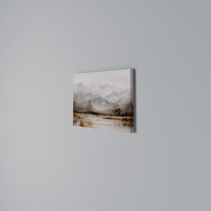 MISTY HORIZONS UNVEILED Horizontal Canvas Print