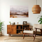 MISTY HORIZONS UNVEILED Peel and Stick Horizontal Poster