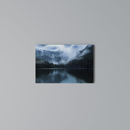 MYSTICAL MIST REFLECTIONS Horizontal Canvas Print