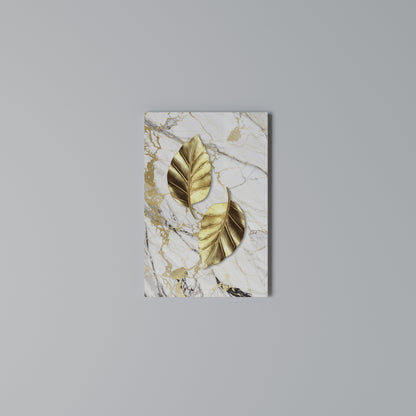 MARBLE MEETS NATURE Quadro em tela vertical