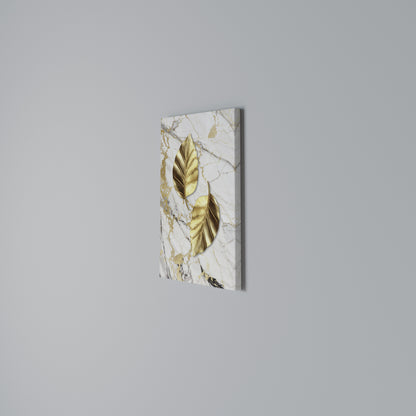 MARBLE MEETS NATURE Quadro em tela vertical
