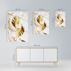 MARBLE MEETS NATURE Peel and Stick Vertical Poster