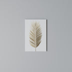 GOLDEN PALM ELEGANCE Quadro em tela vertical