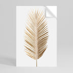 GOLDEN PALM ELEGANCE Poster Vertical Autocolante