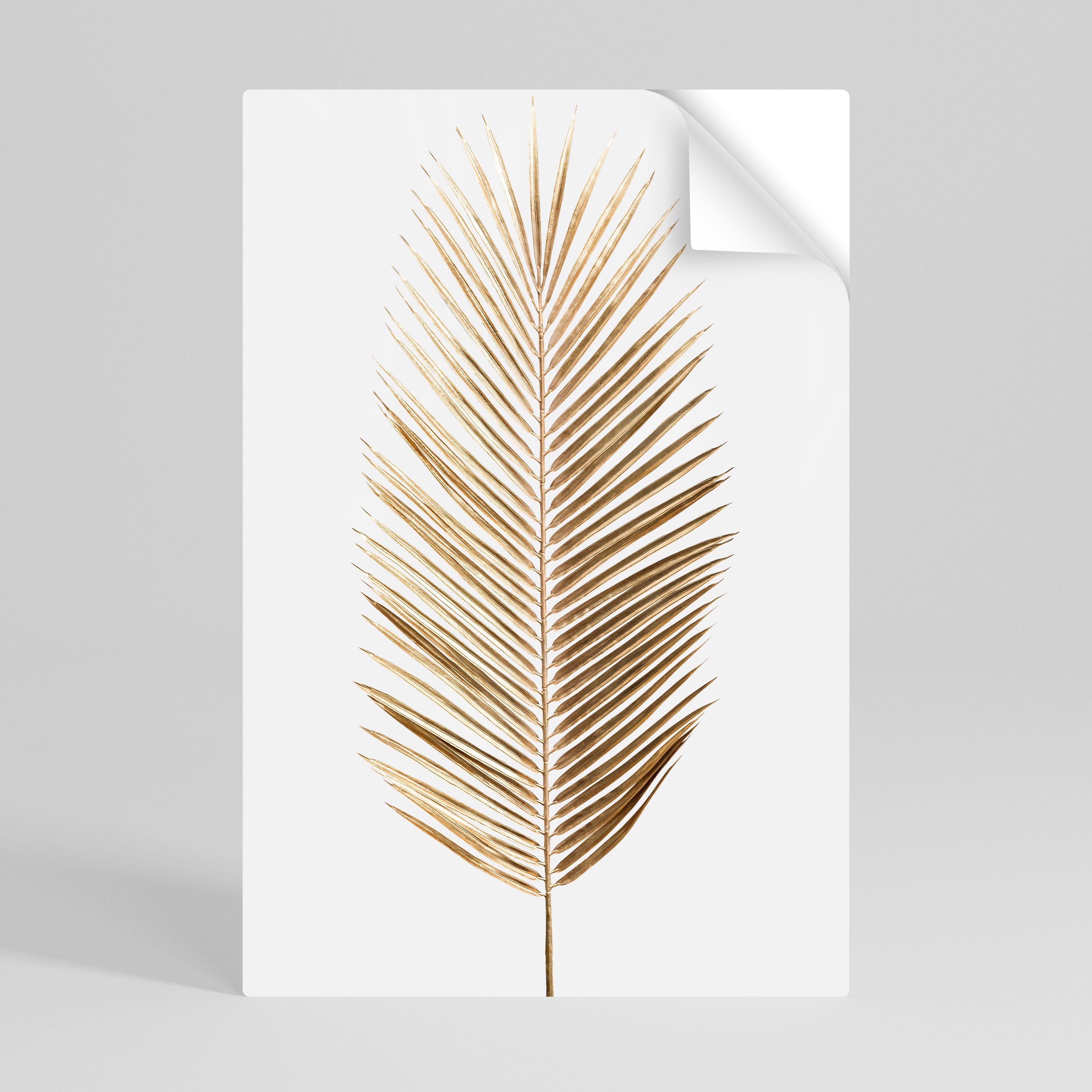 GOLDEN PALM ELEGANCE Peel and Stick Vertical Poster