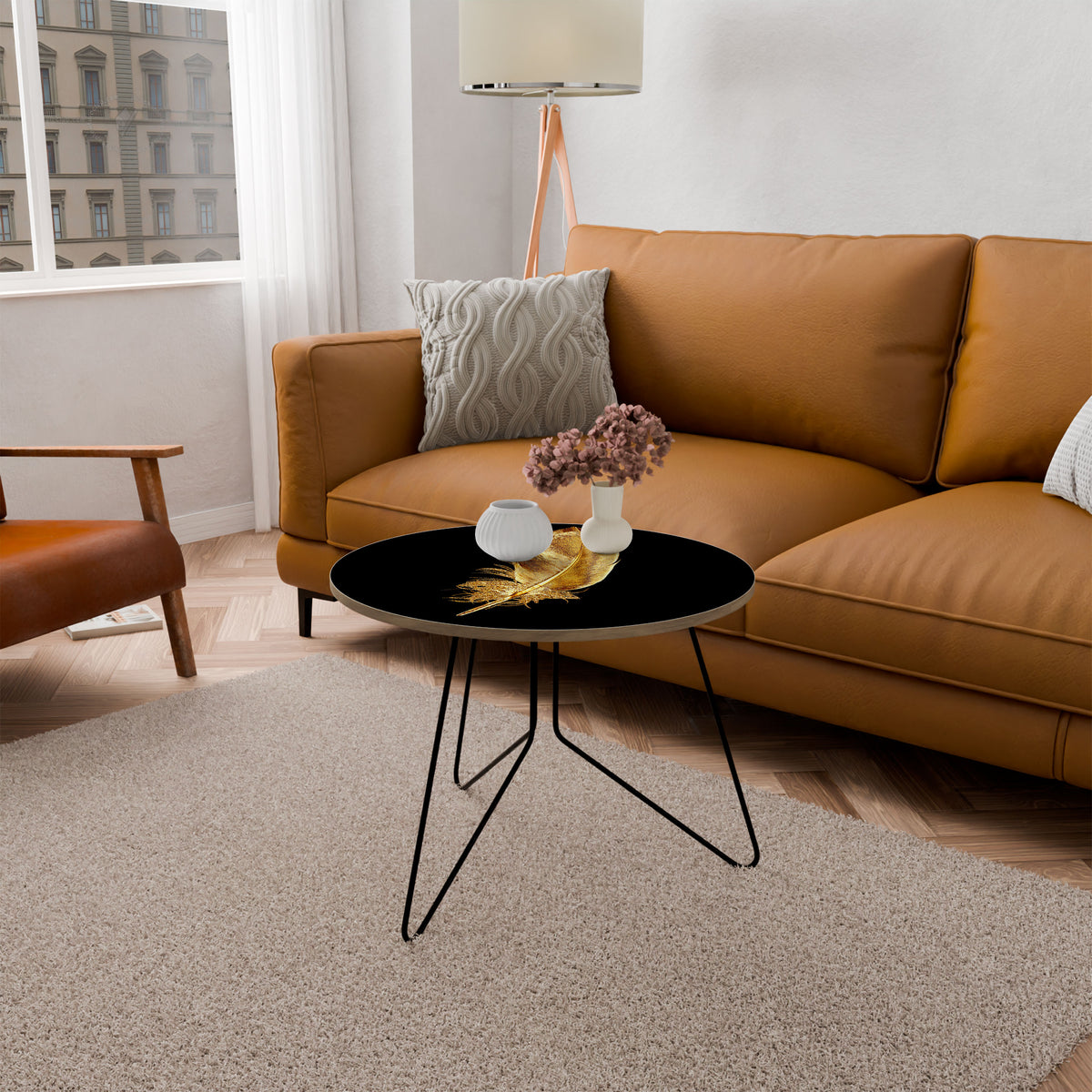SHIMMERING FEATHER GRACE Coffee Table