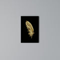 SHIMMERING FEATHER GRACE Quadro em tela vertical