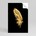 SHIMMERING FEATHER GRACE Poster Vertical Autocolante