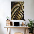 TWILIGHT PALM LIGHT Peel and Stick Vertical Poster