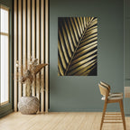 TWILIGHT PALM LIGHT Peel and Stick Vertical Poster