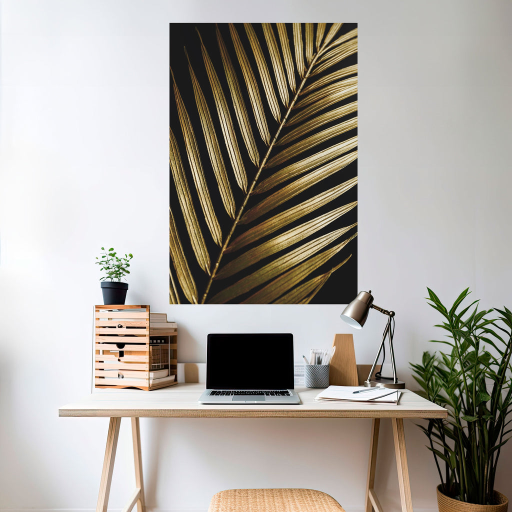 TWILIGHT PALM LIGHT Peel and Stick Vertical Poster