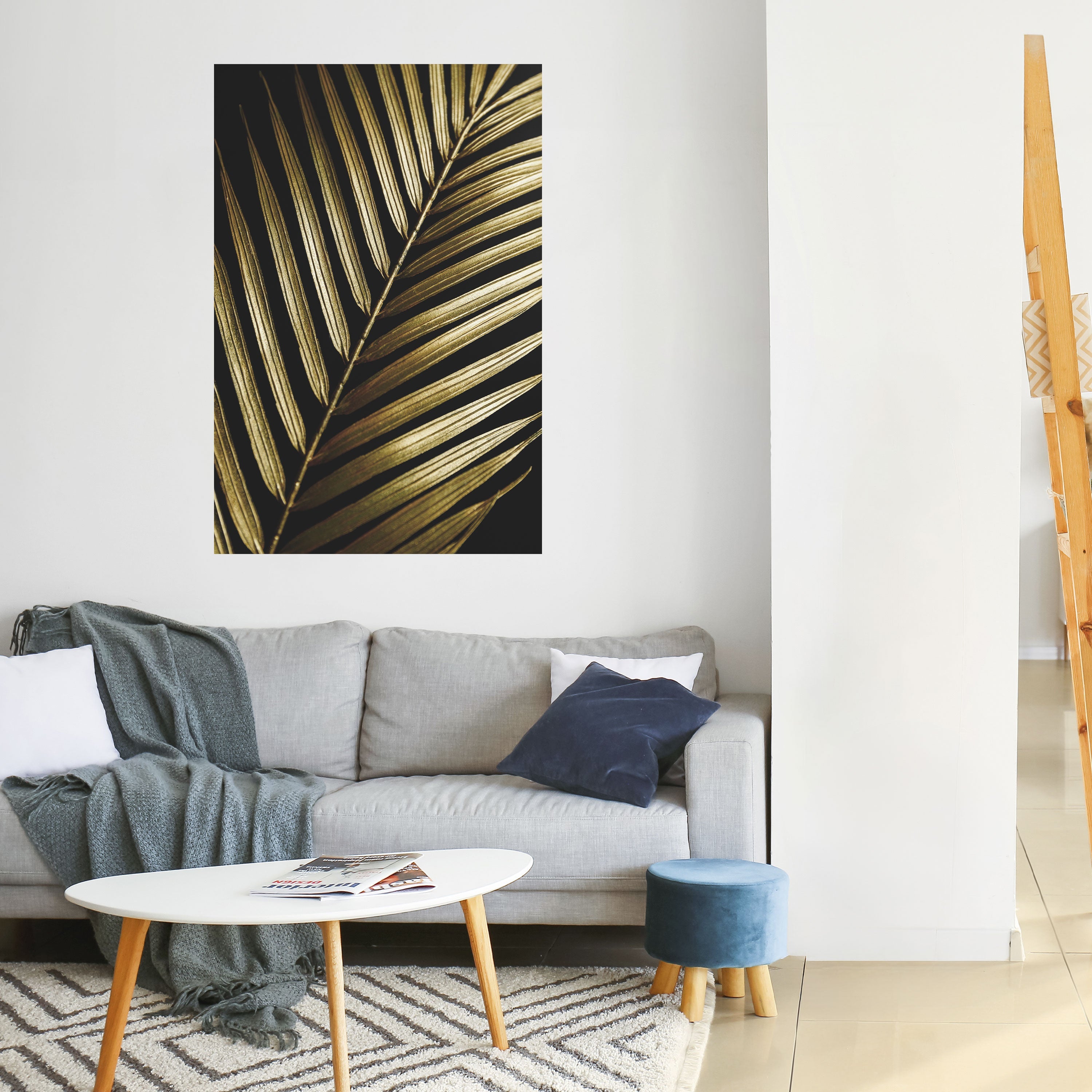 TWILIGHT PALM LIGHT Peel and Stick Vertical Poster