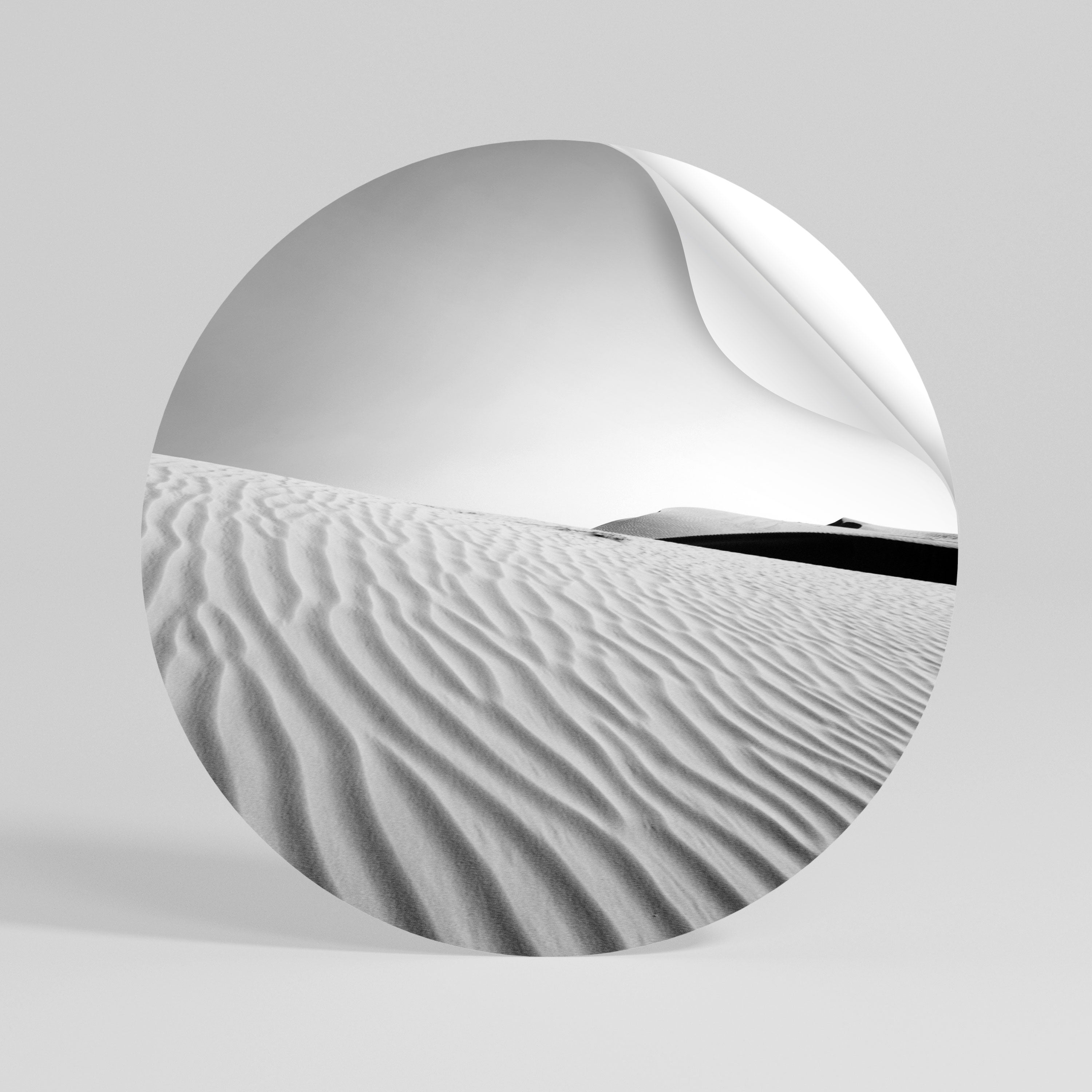 SAND INFINITY Autocolante Redondo Removível