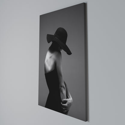 SILHOUETTE OF MYSTERY Quadro em tela vertical