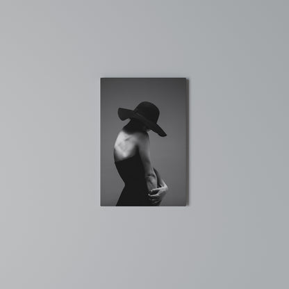 SILHOUETTE OF MYSTERY Quadro em tela vertical