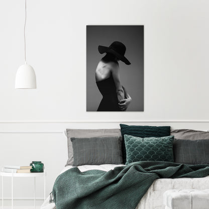 SILHOUETTE OF MYSTERY Quadro em tela vertical