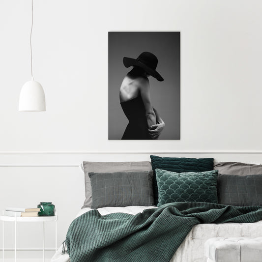 SILHOUETTE OF MYSTERY Vertical Canvas Print