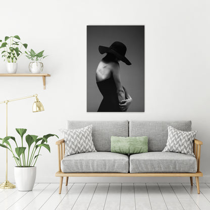 SILHOUETTE OF MYSTERY Quadro em tela vertical