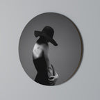 SILHOUETTE OF MYSTERY Quadro Redondo Decorativo